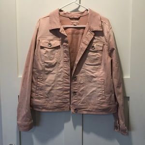 Pink jean jacket